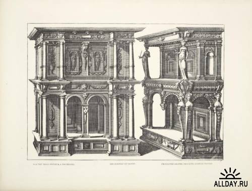 9 винтажных книг по архитектуре, искусству и дизайну (1806-1902 г.г.)