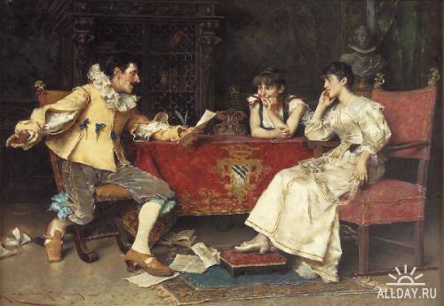 Итальянский художник Adriano Cecchi (1850-1936)