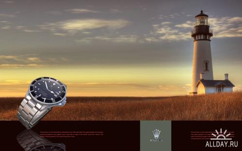 Реклама часов Rolex в PSD