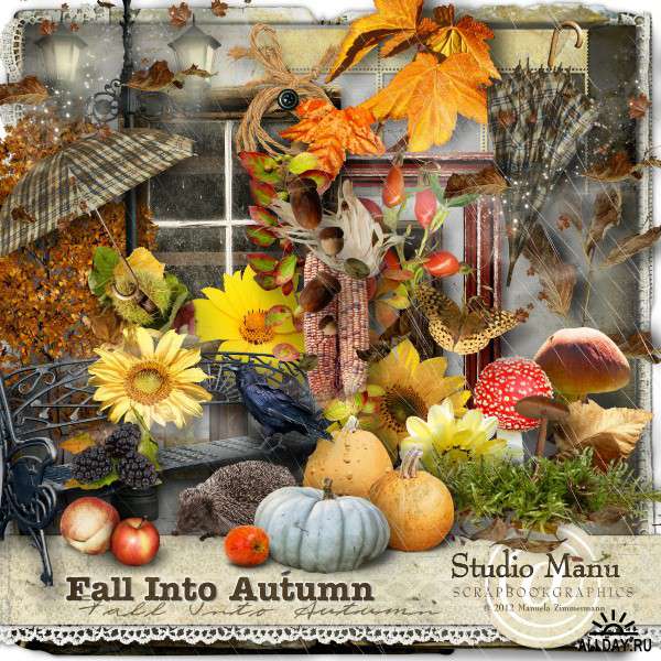 Scrap set - Fall into autumn