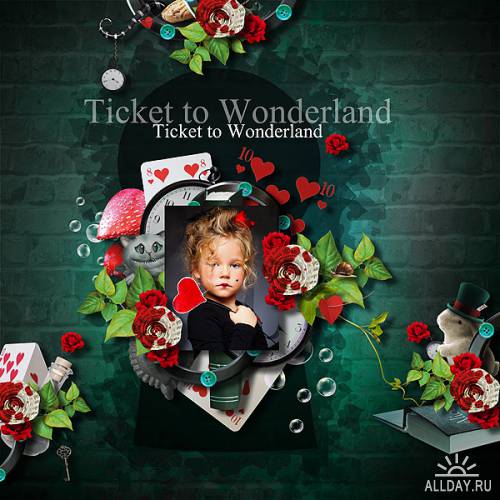 Scrap kit Ticket To Wonderland