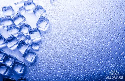 Ледяные кубики 2 - Растровый клипарт | Ice cube 2 - UHQ Stock Photo