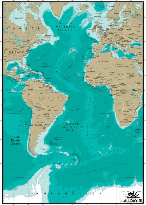 World Vector Maps by GeoAtlas