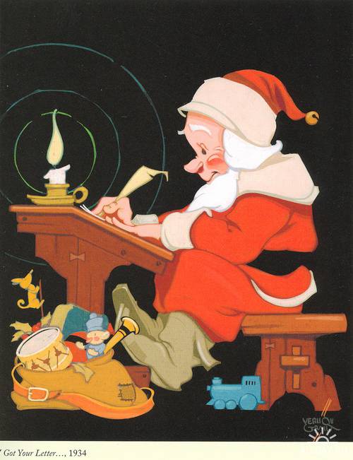 New Year postcard of the twentieth century # 1 \ Новогодняя и рождественская открытка ХХ века #1
