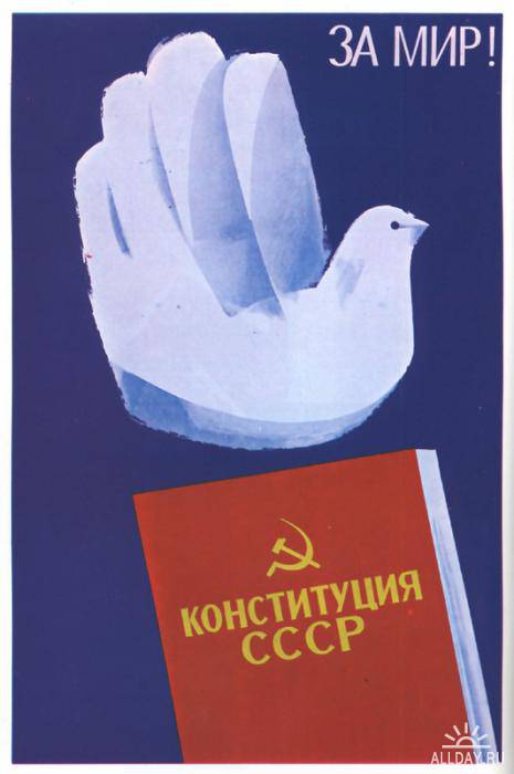 Политические плакаты СССР 70-80 гг.