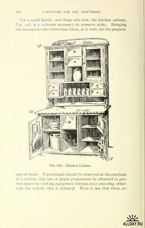 Furniture for the craftsman: a manual for the student and machanic