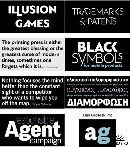 Сборник красивых шрифтов / Fonts pack 18