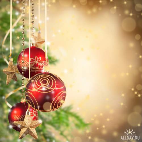 Новогодние шарики - Растровый клипарт | Christmas balls - UHQ Stock Photo
