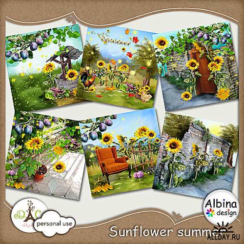 Scrap kit Sunflower Summer