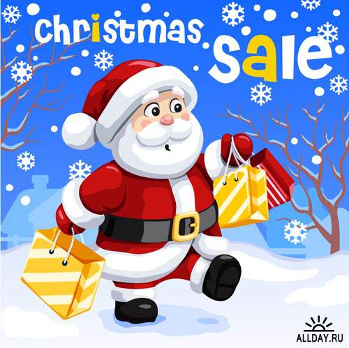 Рождественская распродажа 2014 #2 -  Растровый клипарт
