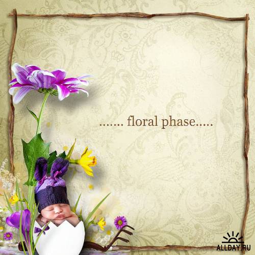 Скрап-набор Floral Phase