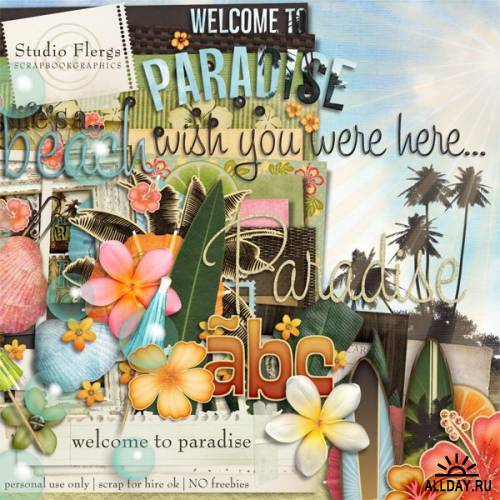 Scrap kit Welcome to Paradise