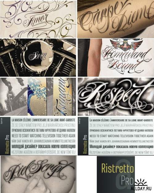 Сборник красивых шрифтов / Fonts pack 12
