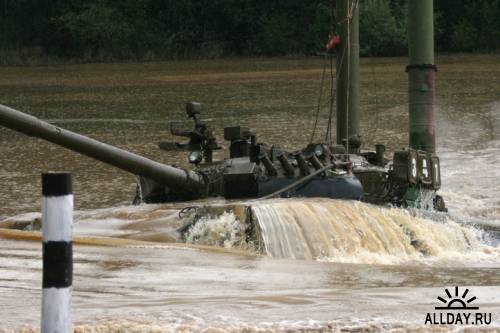 Подводные вождения танков Т-80