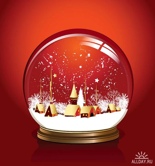Stock Vectors - Christmas MIX | Новогодний Микс