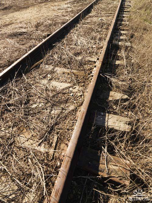 Stock Photo: Grunge railway | Железная дорога в гранжевом стиле
