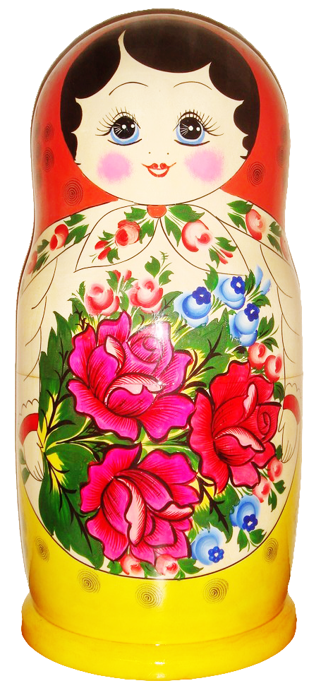 Russian Doll Русская матрешка png
