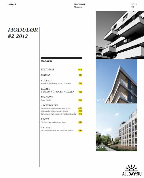 Modulor Magazin No.2 2012