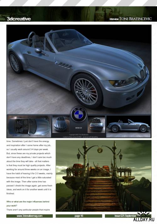 3DCreative Issue 025 - Siggraph 07