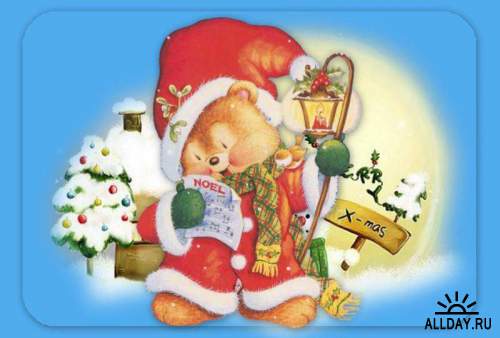 Christmas and New Year 1 - old postcards XX century | Рождество и Новый год    1 - Открытки ХХ века
