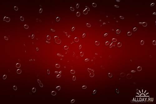 Realistic Waterdrops Background