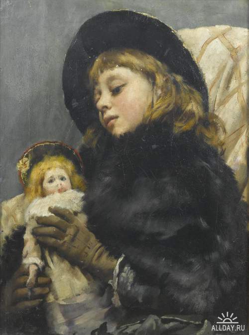 Английский художник Thomas Benjamin Kennington (1856-1916)