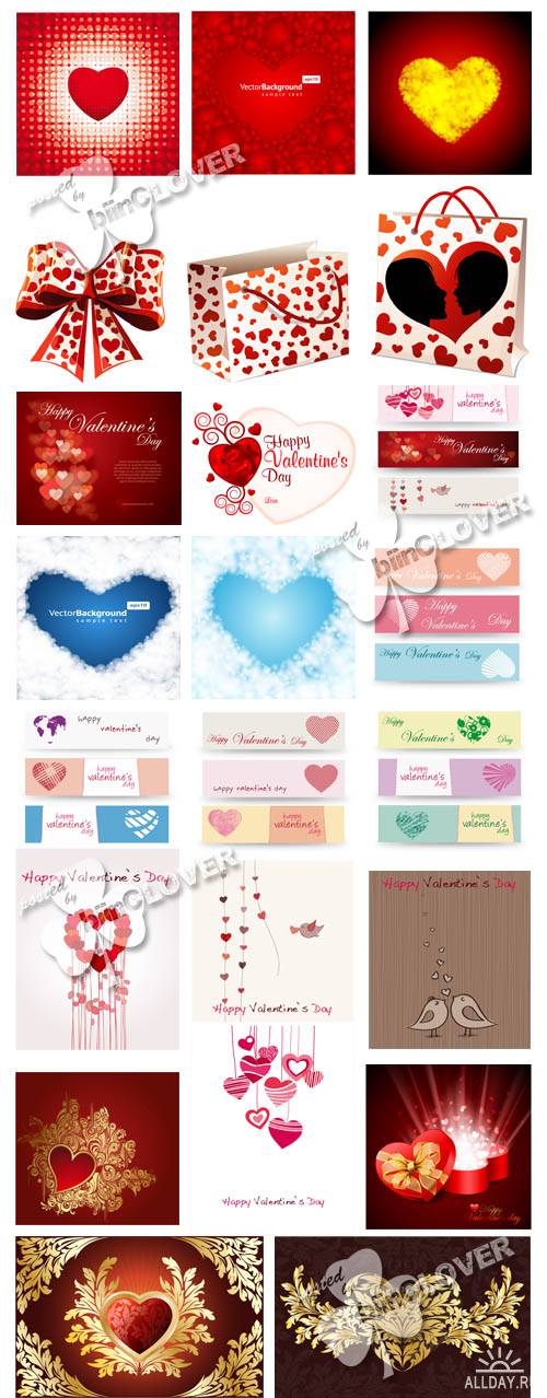 Valentine's Day heart cards