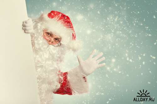 Санта Клаус - Растровый клипарт | Santa Clause - UHQ Stock Photo