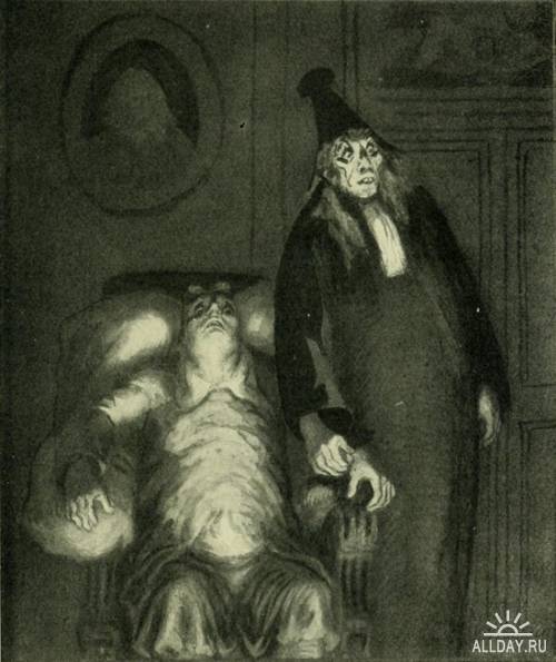 French printmaker, caricaturist, painter, and sculptor Honore Daumier (1808-1879)