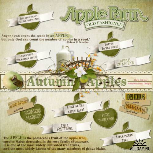 Scrap kit Autumn Apples