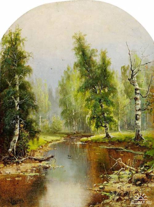 Российский и латвийский художник Карл Розен (1864 - 1934)