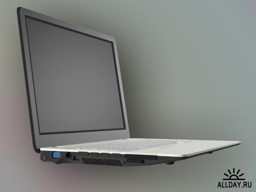 3d модель ноутбука DEPO VIP C8510