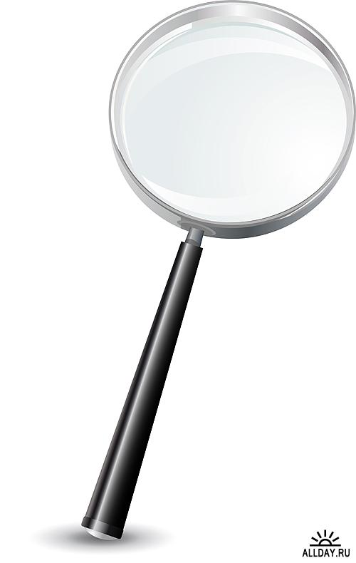 Stock Vectors - Magnifying glass | Увеличительное Стекло