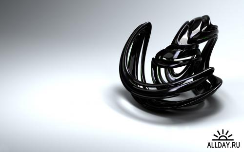 3D Abstract wallpapers.