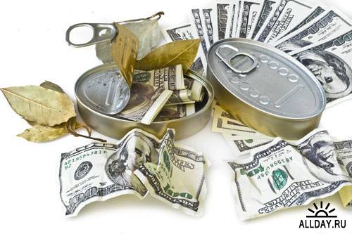 Stock Photo: Keep your money in the can | Храните деньги в консервной банке