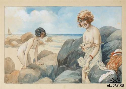 Иллюстратор Maurice Milliere (1871-1946)