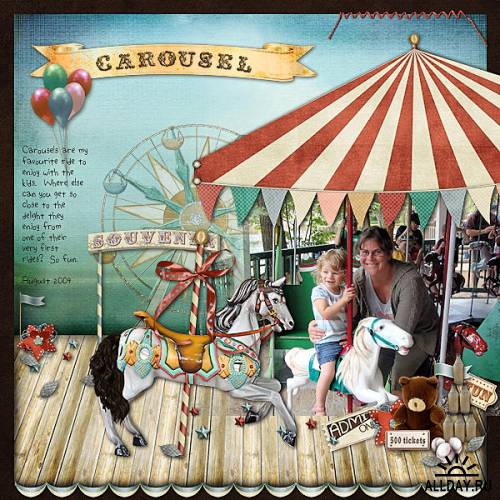 Скрап-набор Carousel
