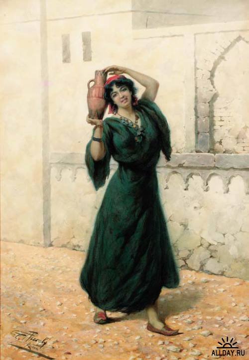 Акварели художника Giuseppe Aureli (1858-1929)
