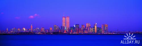 Panoramic of American New York City