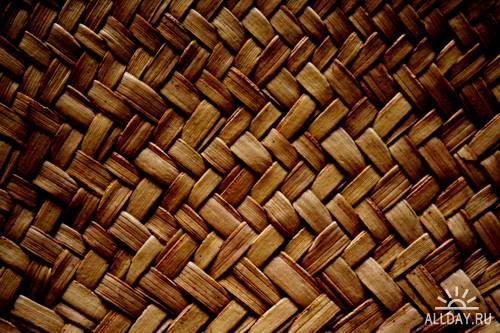 Textures - mats, baskets, straw hats | Плетенные текстуры - циновки, корзины, соломенное плетение
