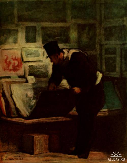 French printmaker, caricaturist, painter, and sculptor Honore Daumier (1808-1879)