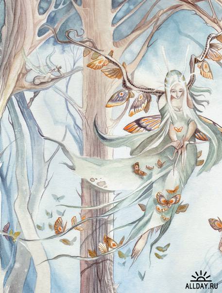 Pui-Mun Law S. / Пьюи-Мун Ло С. Dreamscapes: Creating Magical Angel, Faery & Mermaid Worlds In Watercolor / Рисуем ангелов и русалок акварелью