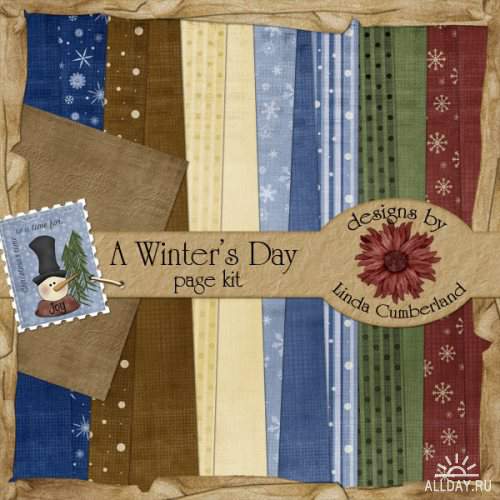 Скрап-набор - A Winter's Day