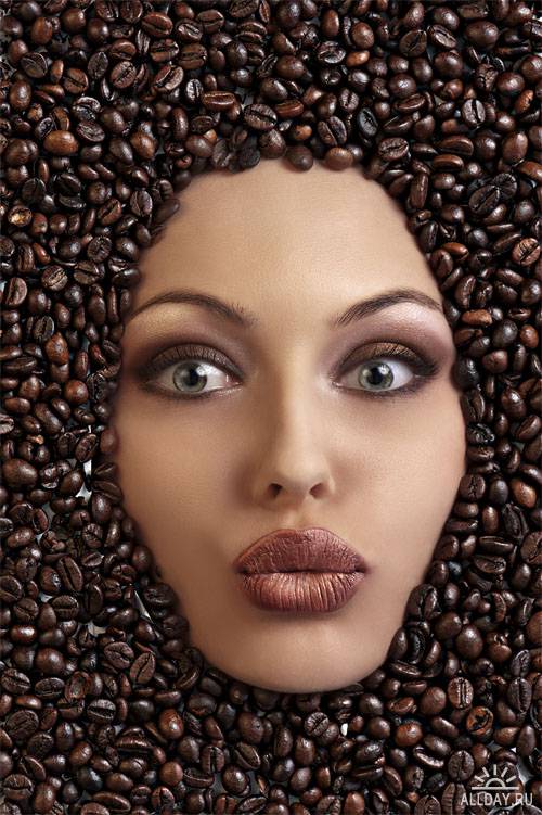Pretty girl with coffee