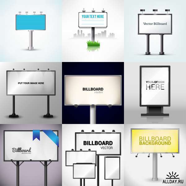 Billboards vector / Билборды в векторе