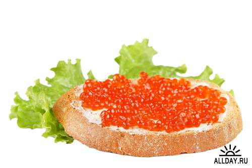 Икра - Растровый клипарт | Caviar on white - UHQ Stock Photo