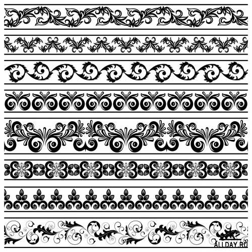 Decorative Ornaments Collection in Vector - part 1