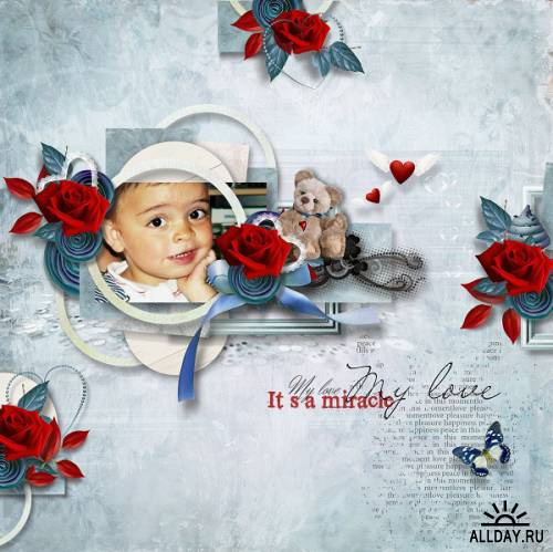 Scrap kit   A lovely day  filled with love