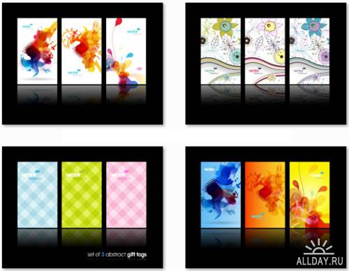 Beautiful Vector Cards Collection