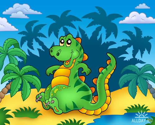 Cartoon Dinosoures - UHQ Stock Photo | Мультяшные динозавры